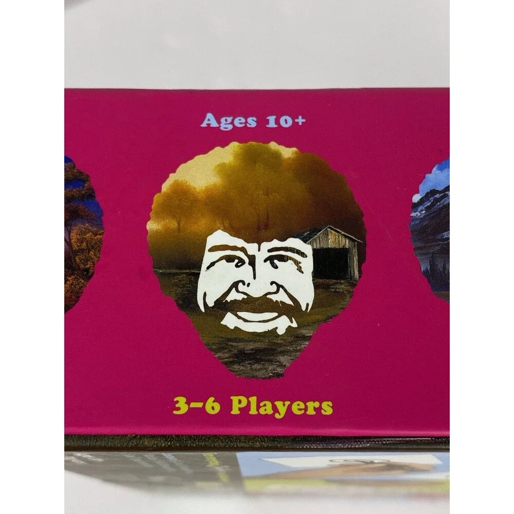 Bob Ross HAPPY LITTLE ACCIDENTS Drawing Party Game Ages 10+ BRAND NEW (2018)